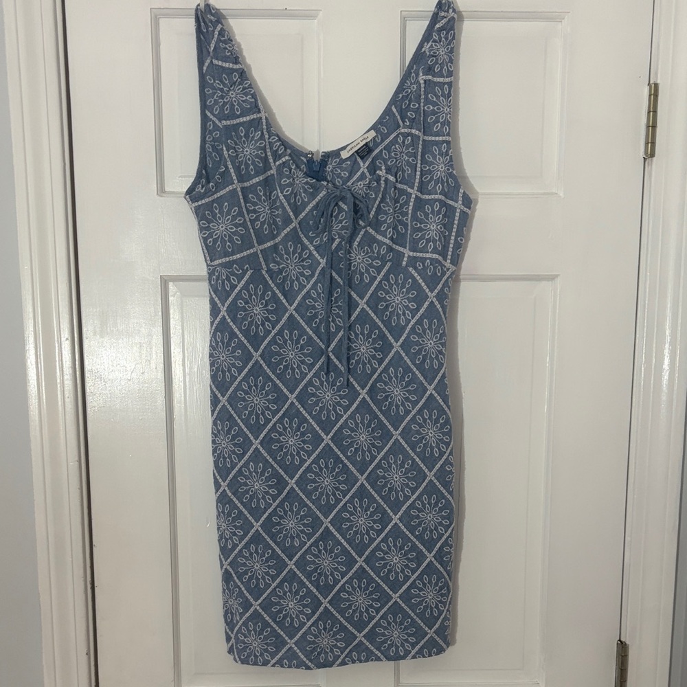 AE Tie Front Mini Dress